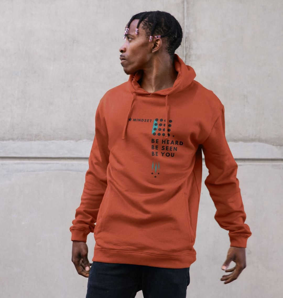 Mindset Collection - Male organic Hoodie.