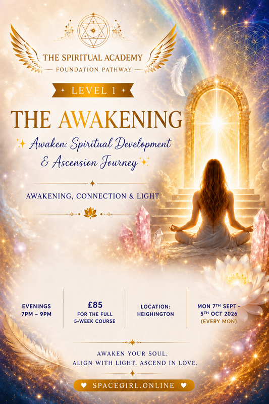 (Every Mon ) Mon 7th Sept - 5th Oct 2026 ✨ Awaken: Spiritual Development & Ascension Journey✨ 5 week course