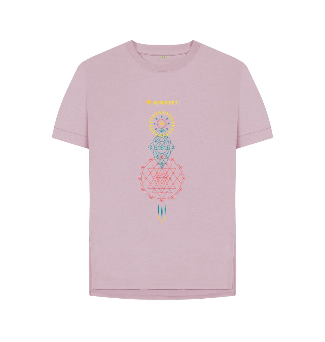 Mauve Mindset collection - ladies fitted T