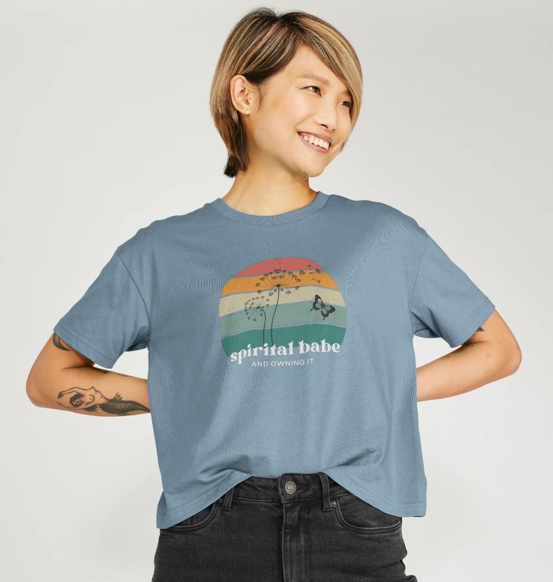 Organic box T-shirt - spiritual babe