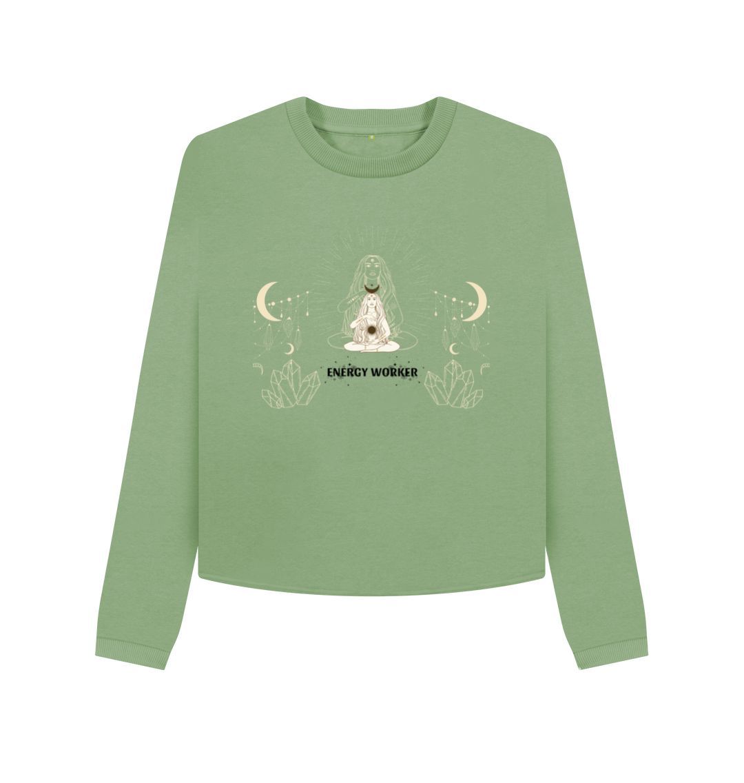 Sage Crystal Energy Worker Box Jumper
