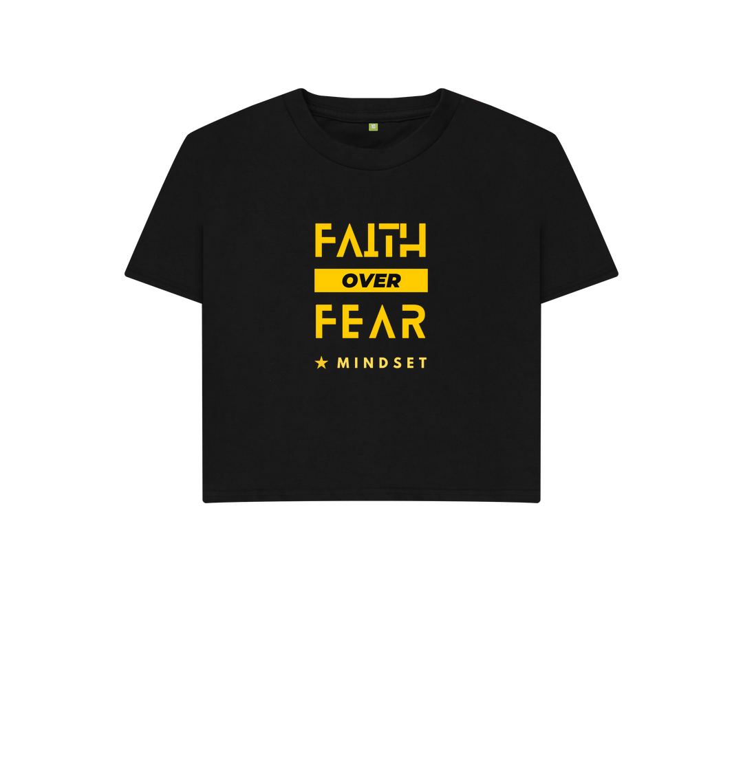 Black Printed T-shirt Front