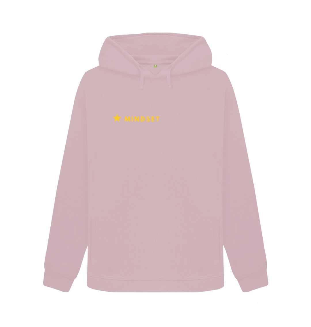 Mauve Organic jumper - Mindset collection - Health, Wealth, Skills - Organic Woman's Hoodie