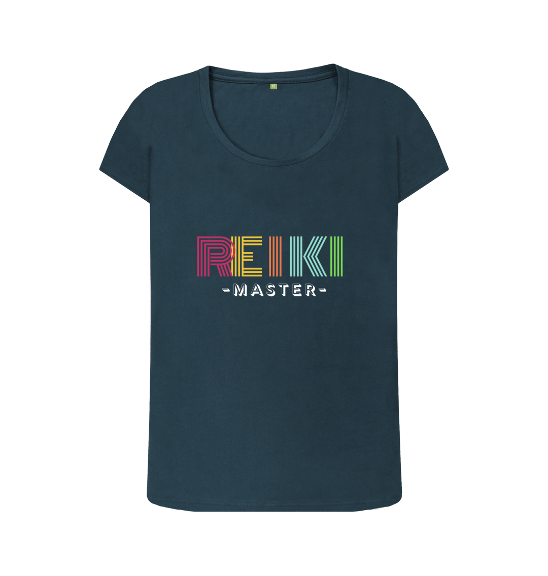 Denim Blue Printed T-shirt Front