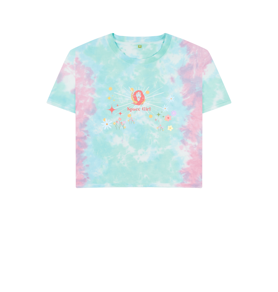 Pastel Tie Dye Printed T-shirt Front