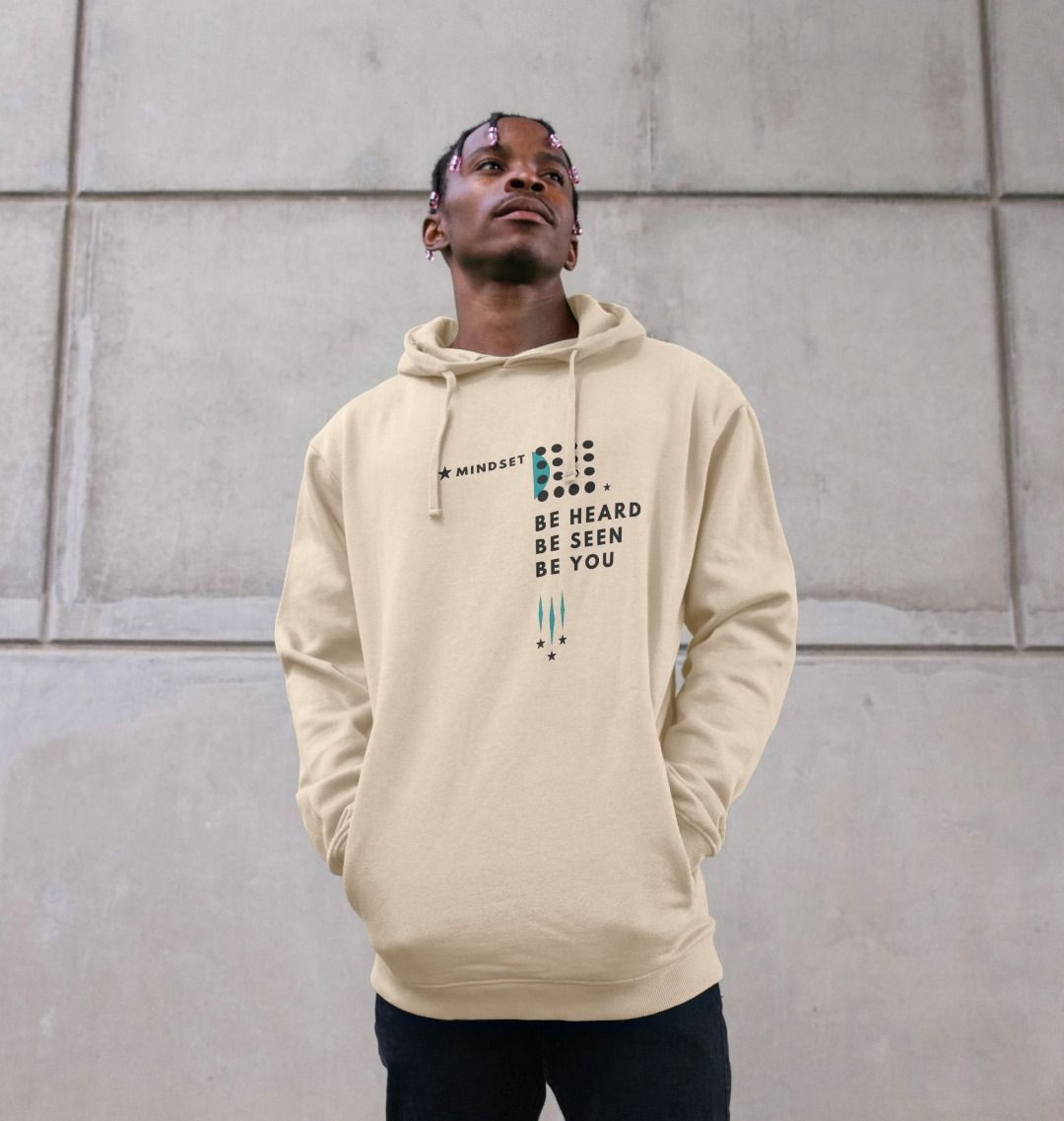 Mindset Collection - Male organic Hoodie.