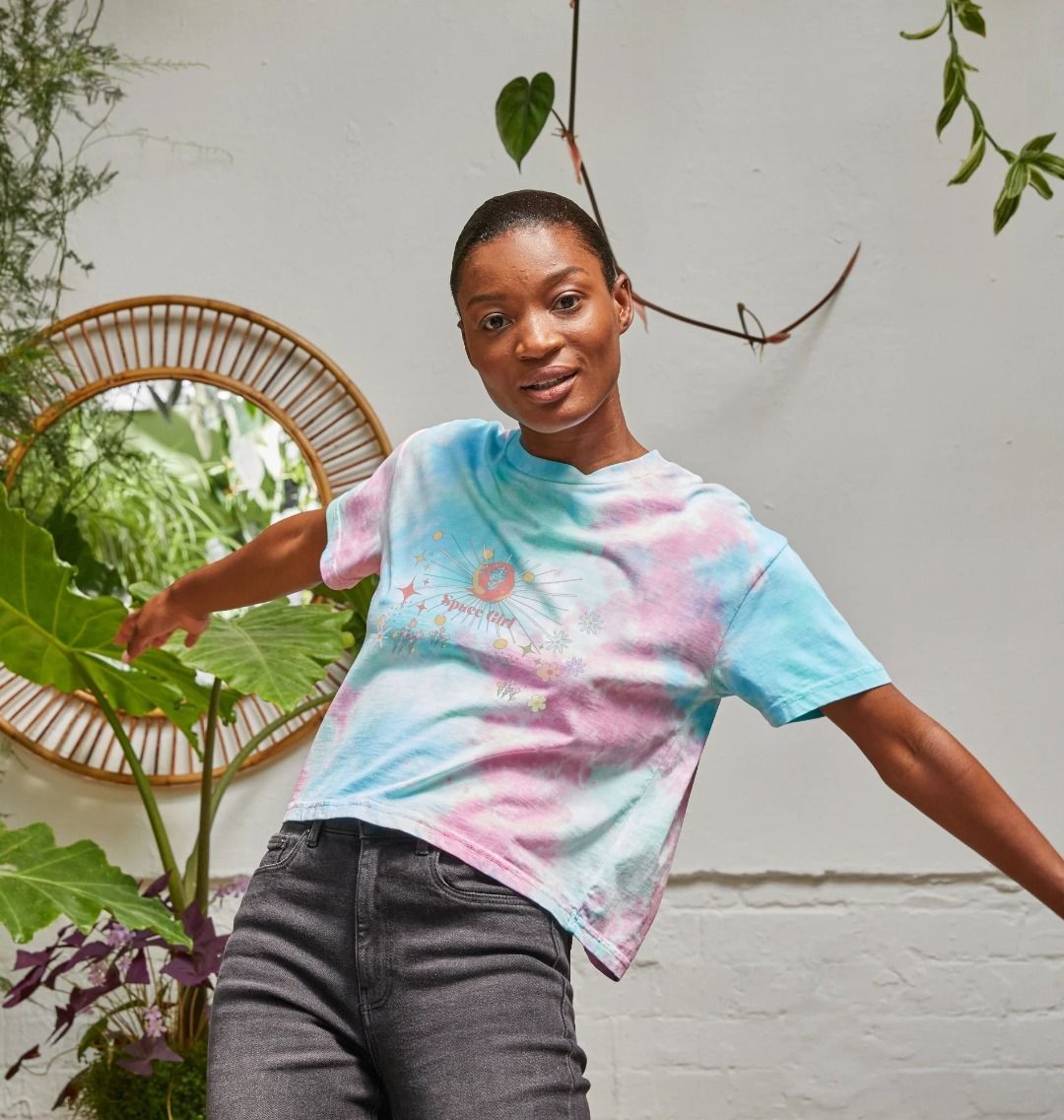 Space Girl Collection  - Organic Female short  T - Shirt
