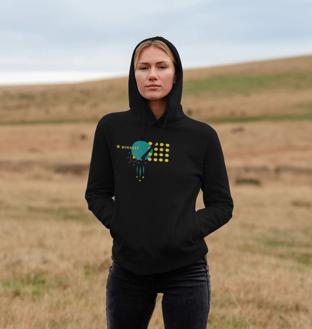 Mindset Collection - Bold, Bright Beautiful - Organic Female Hoody