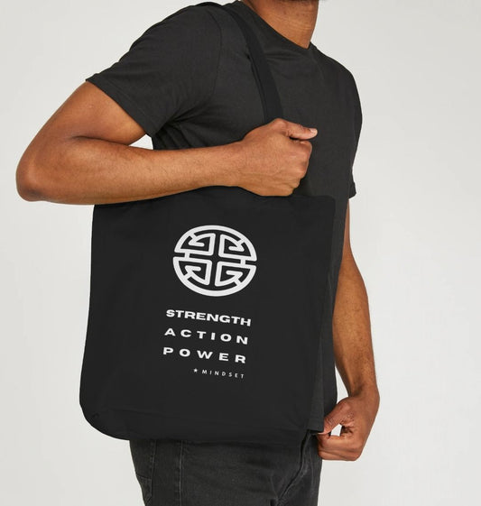 Mindset Collection - Strength Action Power Totes bag