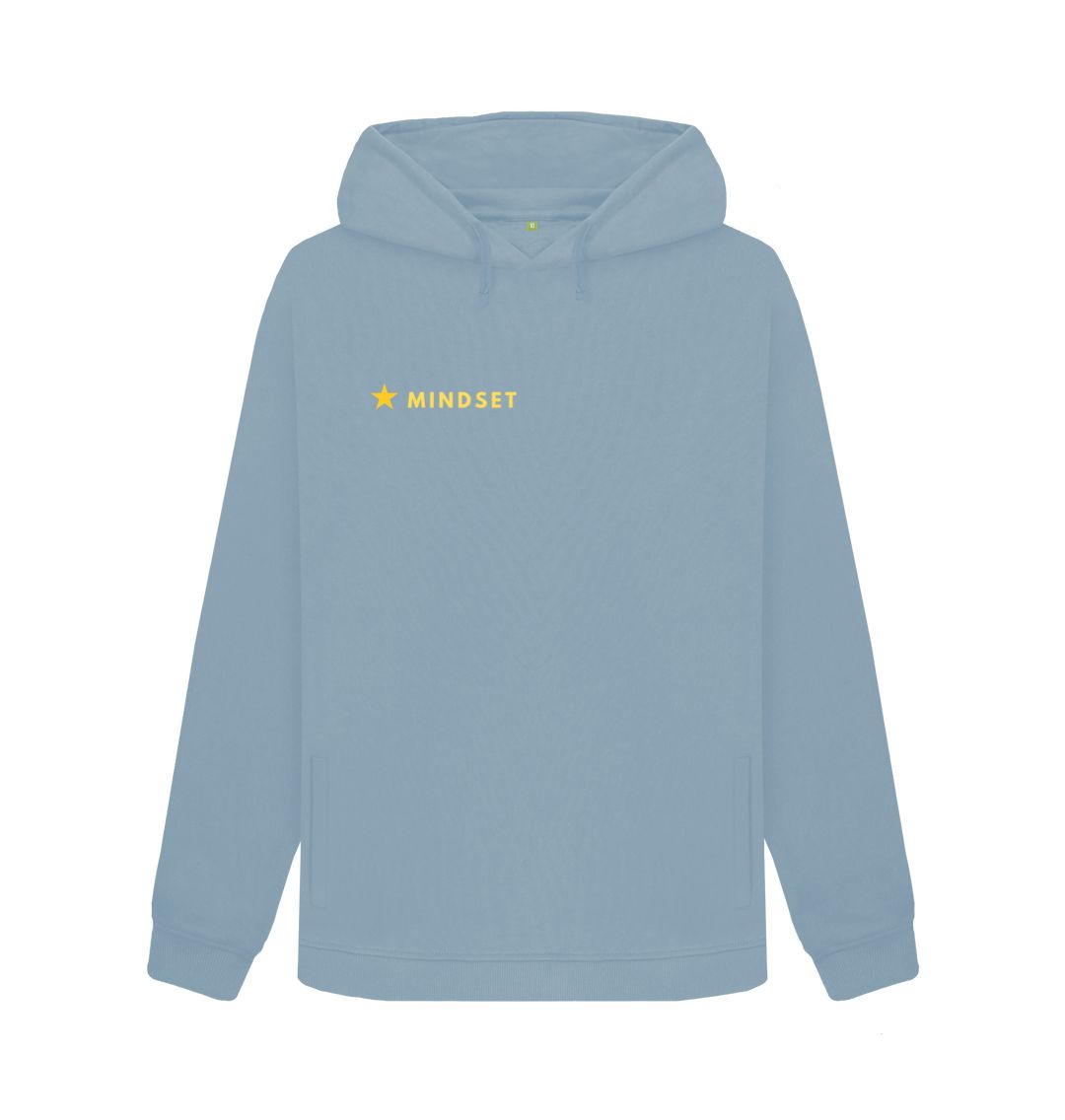 Stone Blue Mindset collection - Health, Wealth, Skills - Organic Woman's Hoodie