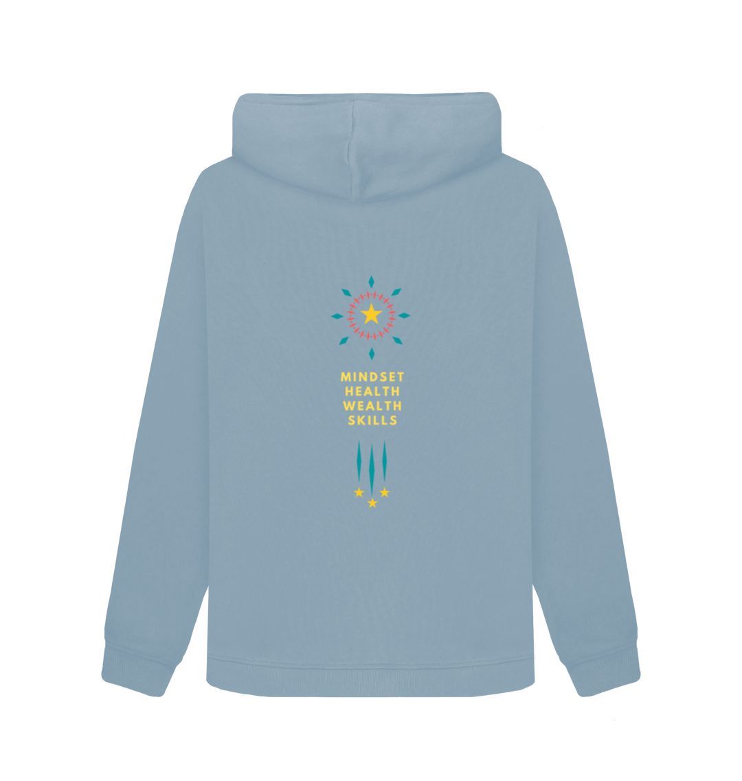 Mindset collection - Health, Wealth, Skills - Organic Woman's Hoodie