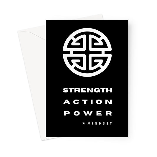 Strength Action Power Greeting Card