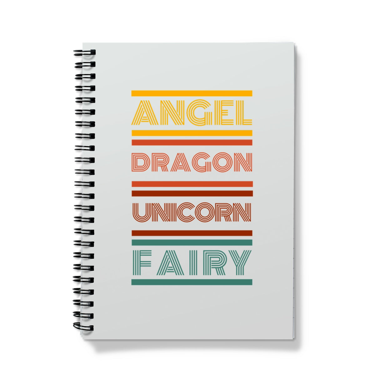 angel, dragon, unicorn, fairy Notebook